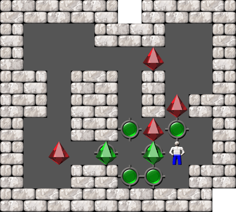 Sokoban Mass Remodel level 2121